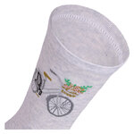 Damensocken Baumwolle Fahrrad Botanik Muster Motive Mix - 24