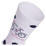 Damensocken Baumwolle Fahrrad Botanik Muster Motive Mix - 4