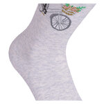 Damensocken Baumwolle Fahrrad Botanik Muster Motive Mix - 23