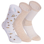 Damensocken Baumwolle Fahrrad Botanik Muster Motive Mix - 46