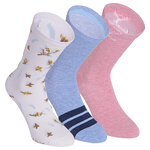 Damensocken Baumwolle Fahrrad Botanik Muster Motive Mix - 59