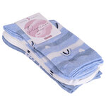 Damensocken Baumwolle Fahrrad Botanik Muster Motive Mix - 12