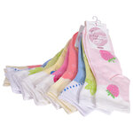 Damen Kurzsocken Baumwolle Früchte-Cocktails bunter mix - 21