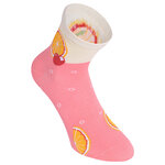 Damen Kurzsocken Baumwolle Früchte-Cocktails bunter mix - 4