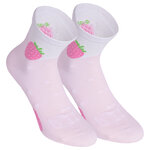 Damen Kurzsocken Baumwolle Früchte-Cocktails bunter mix - 13