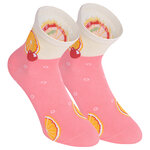 Damen Kurzsocken Baumwolle Früchte-Cocktails bunter mix - 6