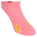 Damen Kurzsocken Baumwolle Früchte-Cocktails bunter mix - 5