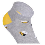 Damen Sneakersocken Motiv Blumenwiese Baumwolle bunter mix - 13