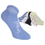 Damen Sneakersocken Motiv Blumenwiese Baumwolle bunter mix - 30