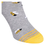 Damen Sneakersocken Motiv Blumenwiese Baumwolle bunter mix - 15