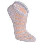 Damen Sneakersocken Transparent-Look Baumwolle - 24