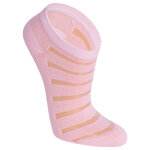 Damen Sneakersocken Transparent-Look Baumwolle - 28