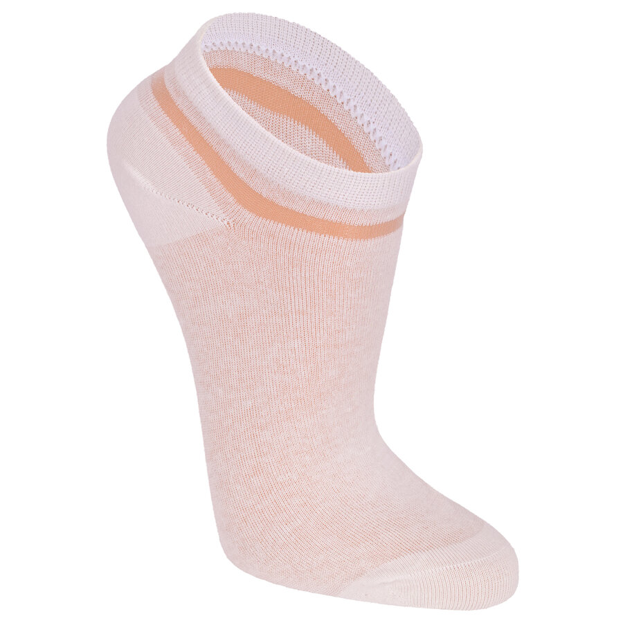Damen Sneakersocken Transparent-Look Baumwolle - 12