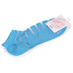 Damen Sneakersocken Transparent-Look Baumwolle - 5