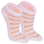 Damen Sneakersocken Transparent-Look Baumwolle - 18