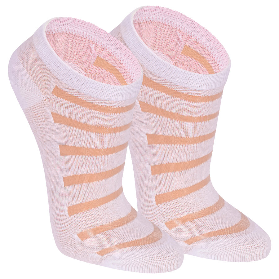 Damen Sneakersocken Transparent-Look Baumwolle - 18