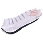 Damen Sneakersocken Transparent-Look Baumwolle - 3
