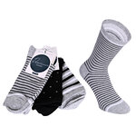 Damensocken Baumwolle Ringel-Mix - 17