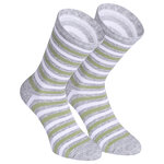 Damensocken Baumwolle Ringel-Mix - 8
