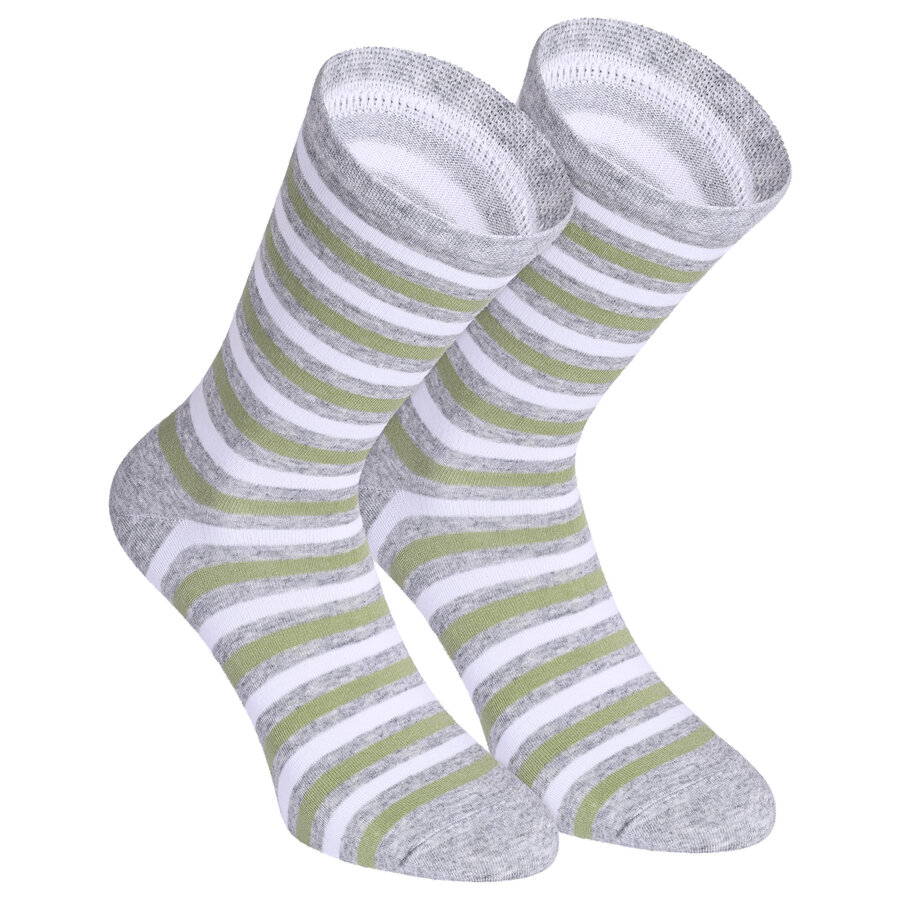 Damensocken Baumwolle Ringel-Mix - 8