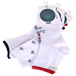 Damen Kurzsocken Baumwolle Maritim Look - 17