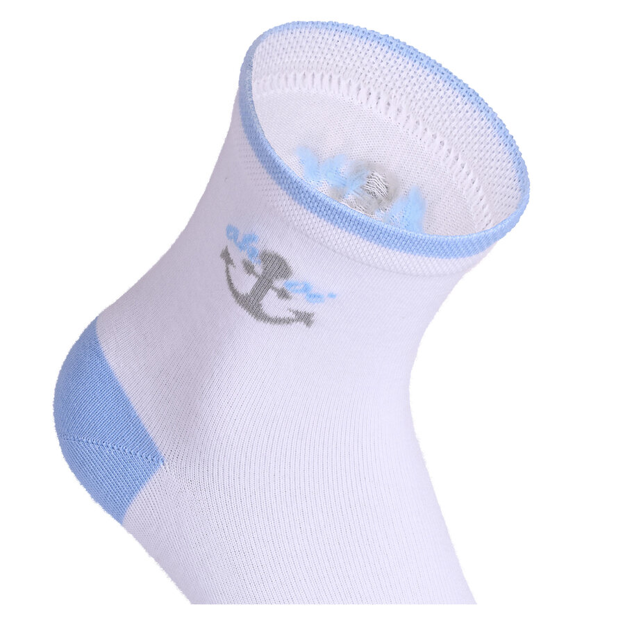 Damen Kurzsocken Baumwolle Maritim Look - 4