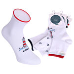 Damen Kurzsocken Baumwolle Maritim Look - 18