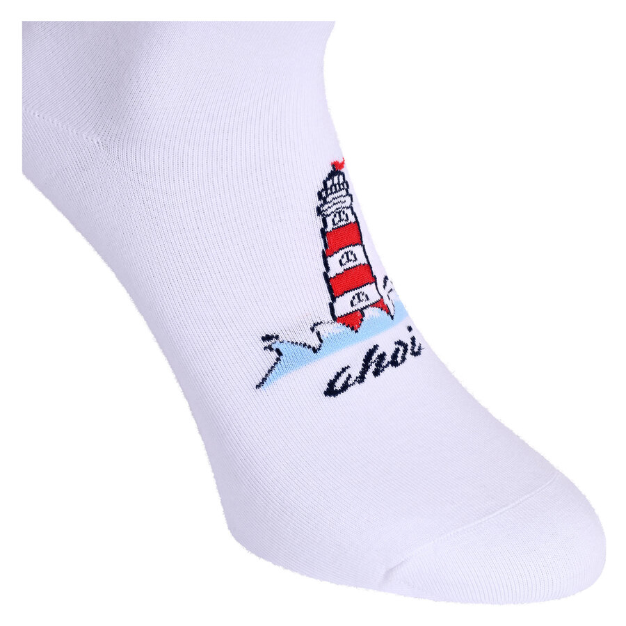 Damen Kurzsocken Baumwolle Maritim Look - 30