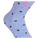 Damensocken Baumwolle Ringel-Mix Maritim Look - 9