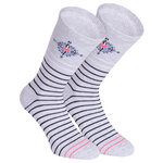 Damensocken Baumwolle Ringel-Mix Maritim Look - 24