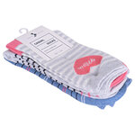 Damensocken Baumwolle Ringel-Mix Maritim Look - 18