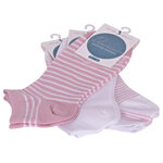 Damen Kurzsocken Baumwolle Ringel Style - 18