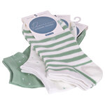 Damen Kurzsocken Baumwolle Ringel Style - 22