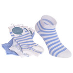 Damen Kurzsocken Baumwolle Ringel Style - 21