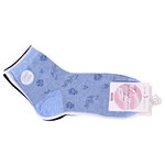 Damen Kurzsocken Baumwolle Romantic Jaquard Blumen Design - 2