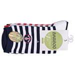 Bambus Damensocken Ahoi Anker Maritim Look bunt - 2
