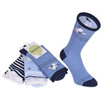 Bambus Damensocken Ahoi Anker Maritim Look bunt - 4