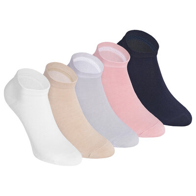 Bambus Damen Sneakersocken uni-mix