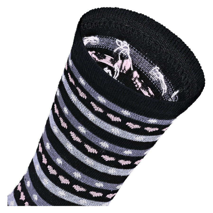 Damensocken Baumwolle Muster-Mix - 19