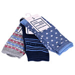 Damensocken Baumwolle Muster-Mix - 16