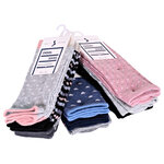 Damensocken Baumwolle Muster-Mix - 14