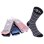 Damensocken Baumwolle Muster-Mix - 15
