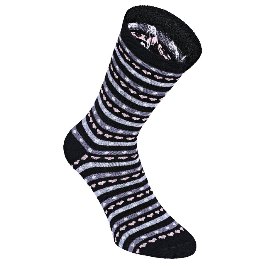Damensocken Baumwolle Muster-Mix - 17