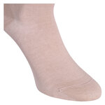 Damensocken extra breites Bündchen und Schaft Ringel und Punkte pfirsich-beige-blau-mix - 3