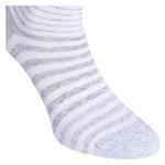 Damensocken extra breites Bündchen und Schaft Ringel und Punkte pfirsich-beige-blau-mix - 33