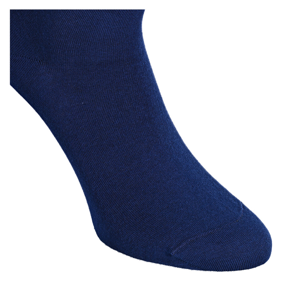 Damensocken extra breites Bündchen und Schaft Ringel und Punkte pfirsich-beige-blau-mix - 27