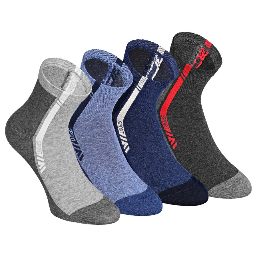 Kurze Sport- und Jeans-Herrensocken