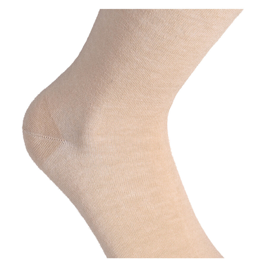 Herrensocken mit extra breitem Bündchen beige-mix - 24