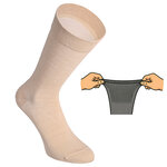 Extra breite Herrensocken beige-mix - 20