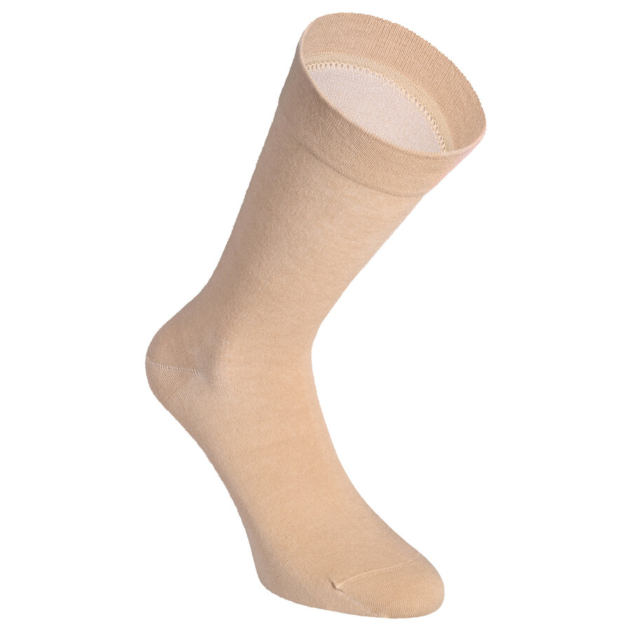 Herrensocken mit extra breitem Bündchen beige-mix - 5